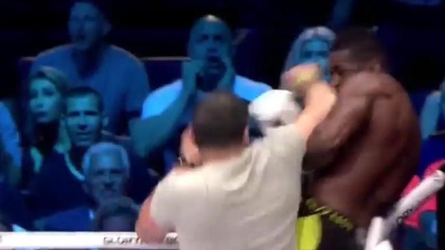 Fans attacked Murthel Groenhart after his KO.