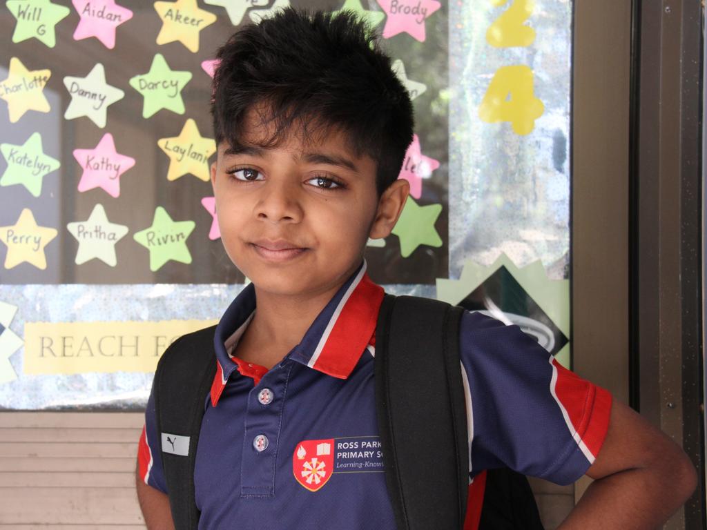 Ross Park Primary School student Rivin Perera is the Northern Territory’s “perfect score kid” after scoring 30/30 in the national school round. Picture: Gera Kazakov