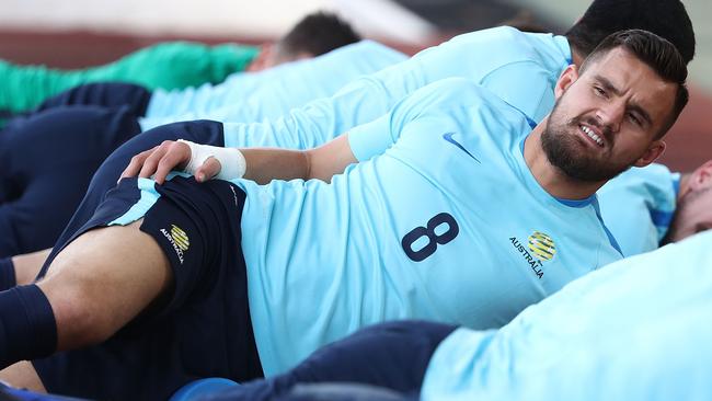 Bristol City defender Bailey Wright has been called into the Socceroos squad for the World Cup qualifiers against Nepal and Taiwan. Picture: Getty Images