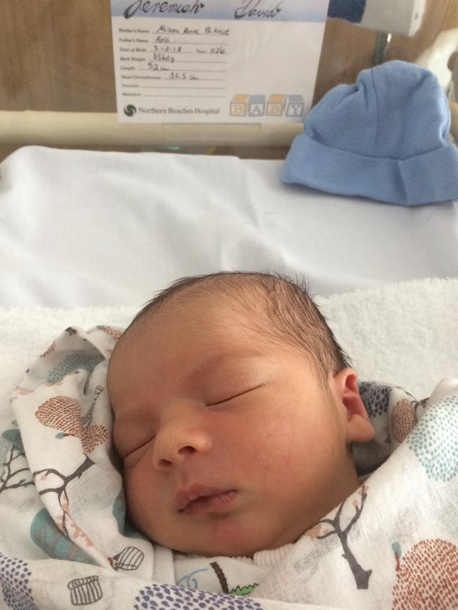 Jeremiah Blaikie is the latest addition to his family and the youngest of five. Picture: Supplied.