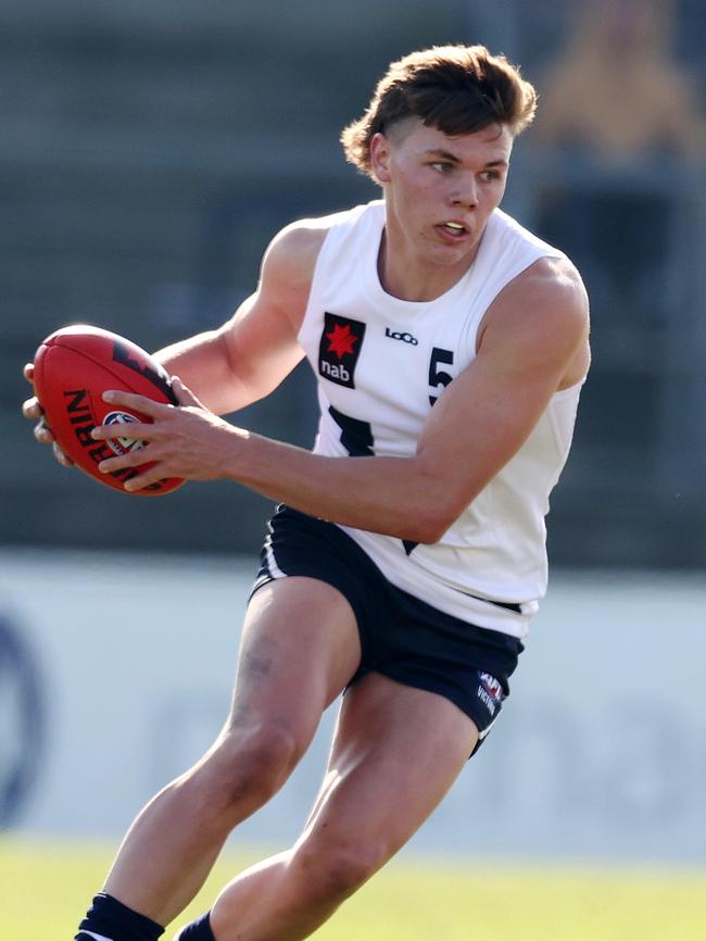 Hamilton playing for Vic Metro during an Under-19 match. Picture: Michael Klein