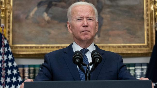 US President Joe Biden is being pushed to give allies more time to evacuate people from Afghanistan. Picture: AFP