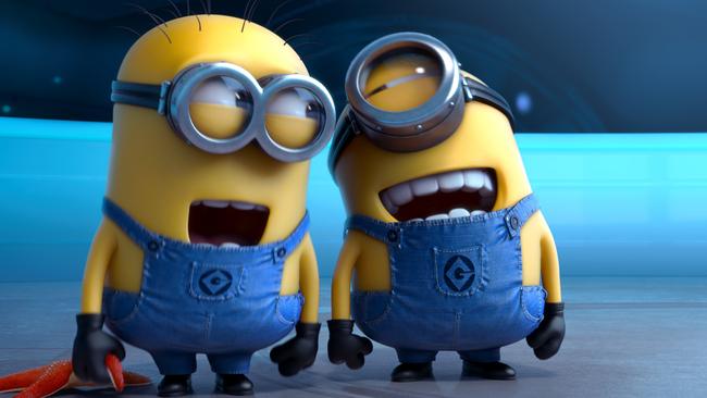 If you’re a parent of young children, you probably have a love/hate relationship with the Minions. Picture: AP