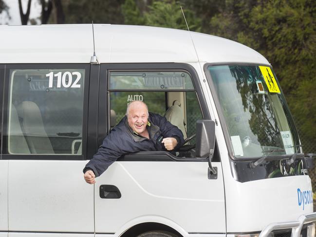 Tony is well known for his warmth behind the wheel. Picture: Rob Leeson.