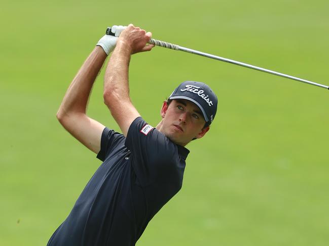 Elvis Smylie stumbled on day two of the WA PGA Championship. Picture: Getty Images