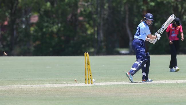 Underage 19 Female Championships; Various Matches played at Nudgee College Cricket Ovals 14.12.23 Pics by Stephen Archer