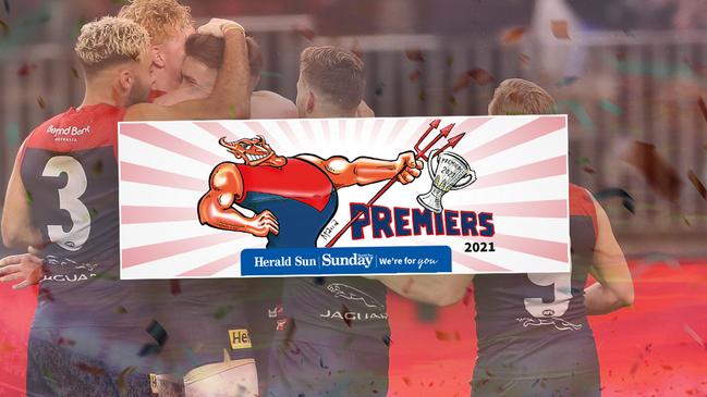 Get your free Melbourne Demons bumper sticker with the paper.