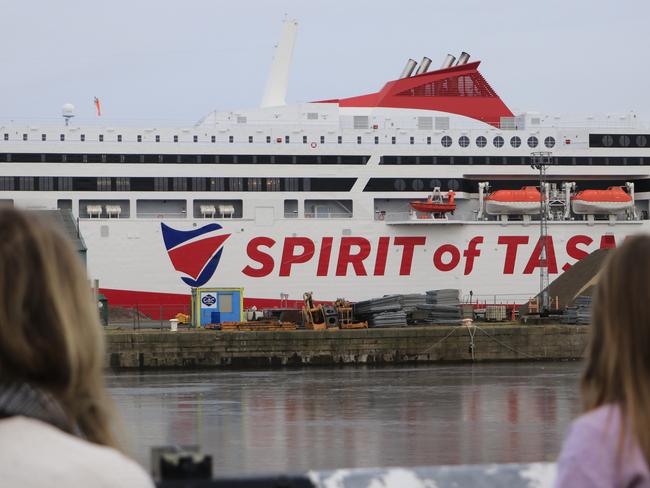 Spirit of Tasmania IV docked in Leith Scotland.  Picture: Tyson Scott