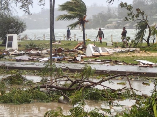 Vanuatu capital Port Vila battered by Cyclone Judy in 2023