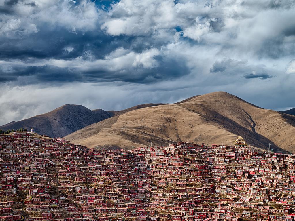 “Home of 40 thousand Buddhist monks in Sichuan province.” Picture: <br/>Attila Balogh, Hungary, Shortlist, Open Architecture, 2016 Sony World Photography Awards