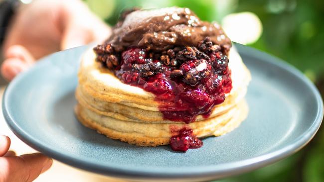 Don’t leave Lobbs without trying the buckwheat pancakes. Picture: Jamie Humby Photography