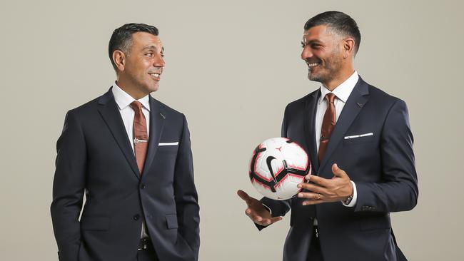 The Aloisi brothers will do battle this week. Pic Mark Cranitch.