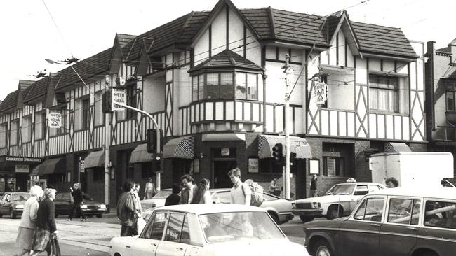 The South Yarra Arms on the corner of Toorak Rd and Chapel St, in 1984.