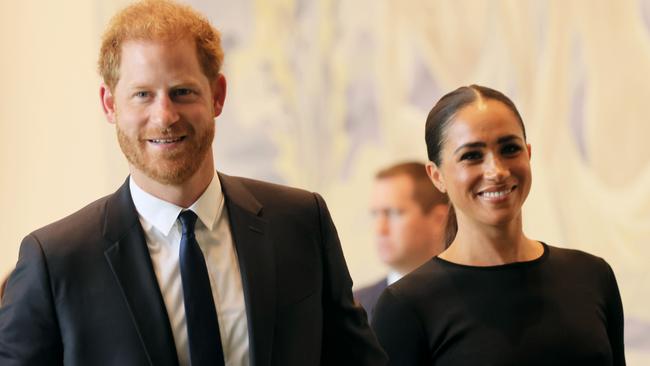 Prince Harry and Meghan Markle. Picture: Michael M. Santiago/Getty Images