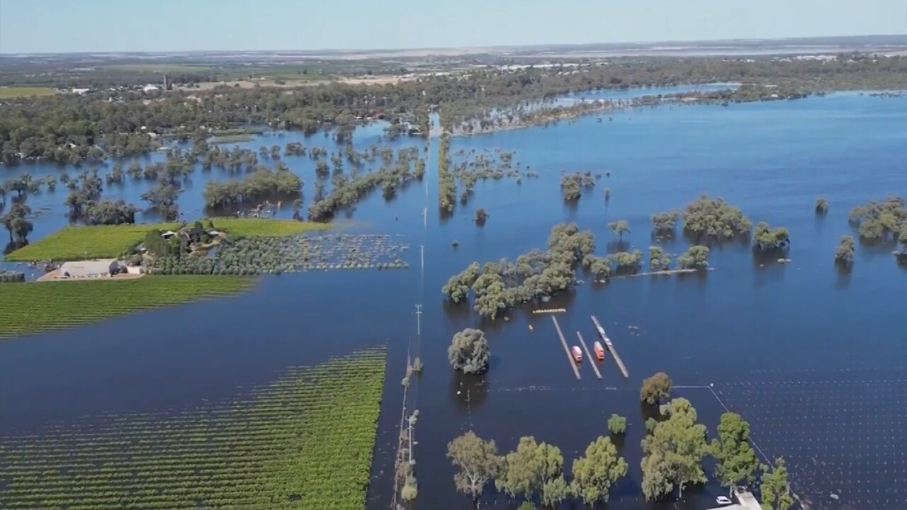 Water levels rising near town of Menindee