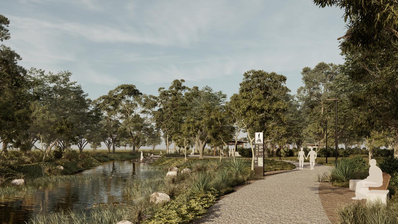 The new Northern Park Lands is a key part of the Greater Adelaide Open Space system, which aims to realise a 30 per cent tree canopy cover across metropolitan Adelaide over the next 30 years.