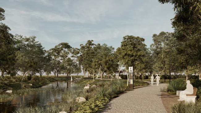 The new Northern Park Lands is a key part of the Greater Adelaide Open Space system, which aims to realise a 30 per cent tree canopy cover across metropolitan Adelaide over the next 30 years.