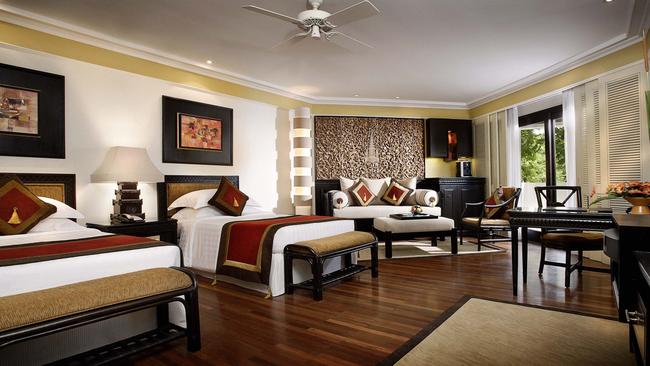 The Club rooms are spacious and decked our Balinese style.