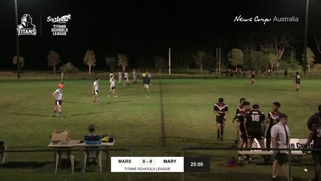 Replay: Titans Schools League - Marsden vs Marymount (Yr 11/12, Boys)