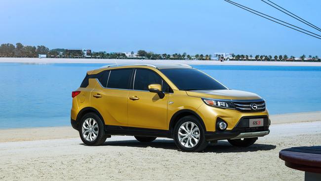 The GAC GS3 compact SUV has entered production in right-hand-drive.