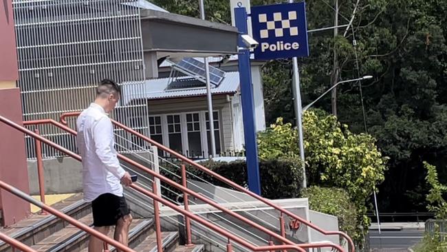 Jayden Hunt, 21, leaves Lismore Court House.