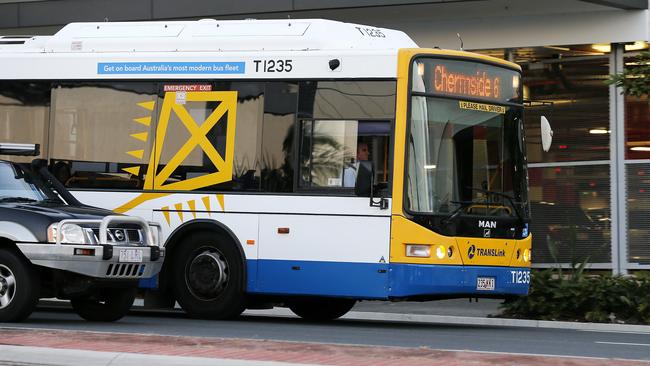 A Brisbane City Council bus pictured on Gympie Road, Kedron, Brisbane 9th of June 2019. (AAP Image/Josh Woning)