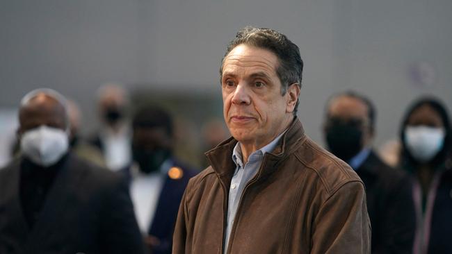 Embattled New York Governor Andrew Cuomo found himself under increasing risk of impeachment over allegations of sexual harassment March 11, 2021, when the Democratic head of the state assembly — until now a key ally — greenlighted a formal investigation of the claims. Picture: Seth Wenig/Pool/AFP