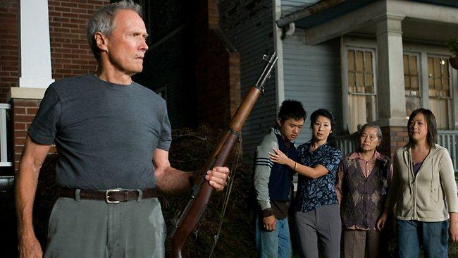 Clint Eastwood in Gran Torino.