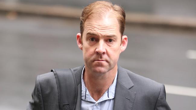 Andrew Thomas Dadley is on trial for allegedly twice raping a woman after a party in 2016.