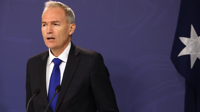 Coalition communications spokesman David Coleman says lobbying from big tech will not dissuade the opposition from imposing a social media age limit if elected. Picture: NewsWire / Damian Shaw