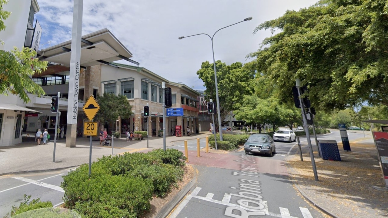 A bus driver was allegedly stabbed in a corridor at Robina Town Centre.