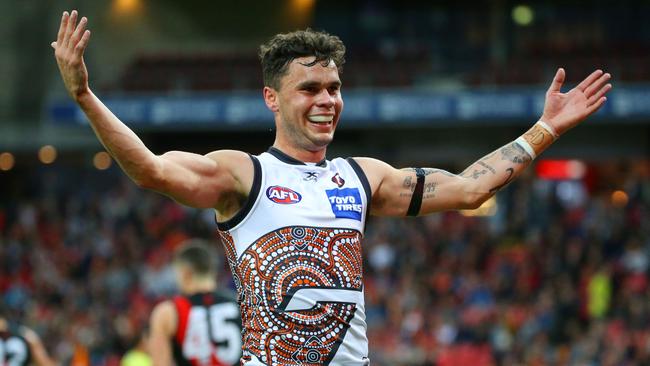 Zac Williams kicked three goals in the Giants’ win.