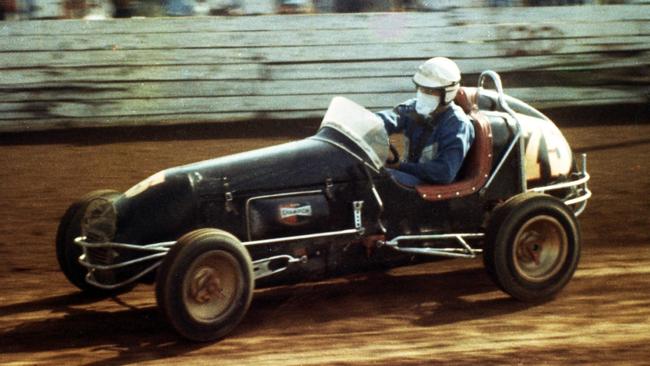 Jeff Freeman in action at Westmead Speedway in 1965. Picture: Courtesy Dennis Newlyn