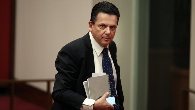 Senator Nick Xenophon will quit the Senate and run for the SA Parliament. Picture: Gary Ramage