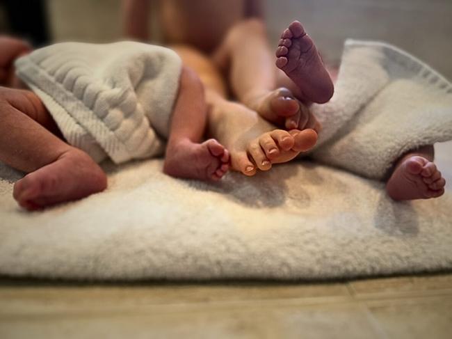 Amber Heard revealed she has welcome twins in an emotional Instagram post. Picture: Instagram/Amber Heard