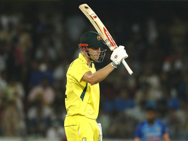 Green starred for the Aussies in their recent T20 tour of India. Picture: Pankaj Nangia/Getty Images