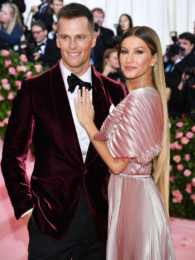 Tom Brady and Gisele Bundchen. (Photo by Dimitrios Kambouris/Getty Images for The Met Museum/Vogue)