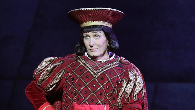 Todd McKenney is masterful as the stunted Lord Farquaad in Shrek The Musical. (AAP Image/David Crosling)