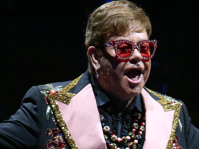 Elton John's Farewell Yellow brick Road concert from the Brisbane Entertainment Centre, Boondall Wednesday 18th December 2019 Picture AAP/David Clark