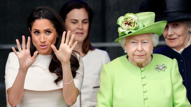 Reports have indicated the Queen was blindsided by Meghan and Harry’s statement. Picture: Max Mumby/Indigo/Getty Images