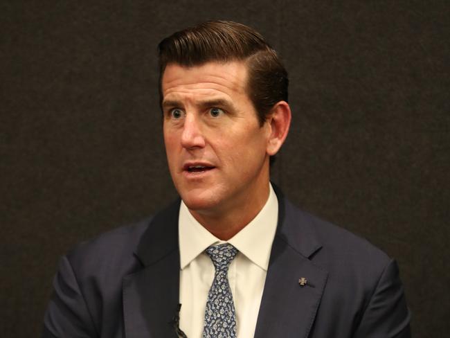 Ben Roberts-Smith VC MG, Victoria Cross recipient speaking at The Daily Telegraphâ€™s Save Our Heroes Summit, held at The Parliament of New South Wales. Picture: Jonathan Ng