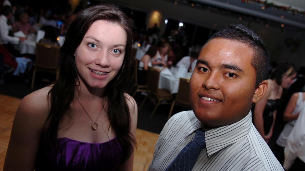 Sarah Morris-Lovell and Kevin Hermanus at the 2009 St John’s Catholic Senior College formal. Picture: NT NEWS