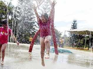 Ballina Shire Council could soon be investigating the possibility of a water park for Captain Cook Park, like this one at the House With No Steps outside Alstonville.