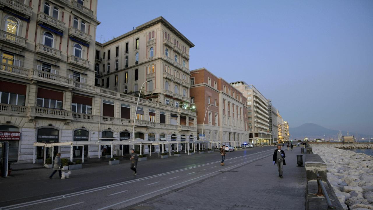 Italian streets are empty. Picture: Alessandro Pone/LaPresse via AP