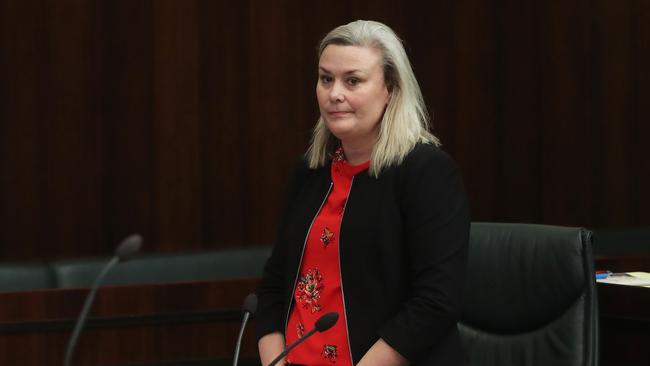 Anita Dow acting Labor leader. Last sitting day of the Tasmanian parliament before the Winter break. Picture: Nikki Davis-Jones