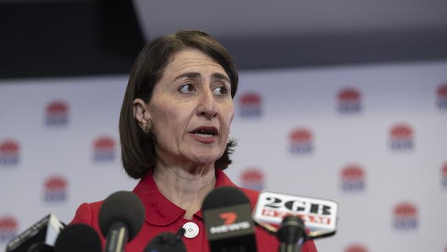 NSW Premier Gladys Berejiklian says her plans to reopen its border with Victoria are “another step in the right direction”. Picture: Brook Mitchell/Getty Images