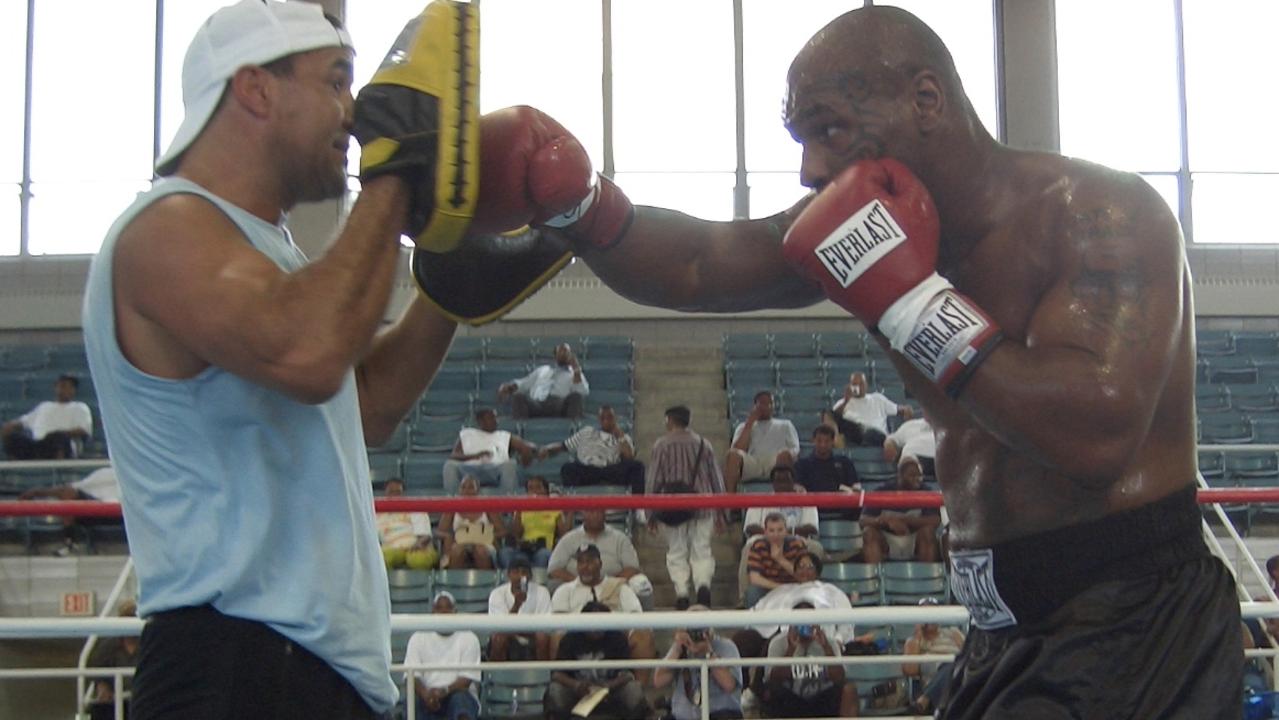 Mike Tyson is fit and firing as he prepares for Sunday’s exhibition blockbuster.