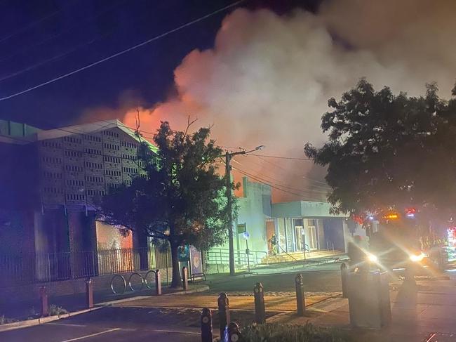 The Adass Israel Synagogue, an ultra orthodox synagogue in Ripponlea, was attacked about 4am on Friday December 6, 2024. Picture: Supplied, ,