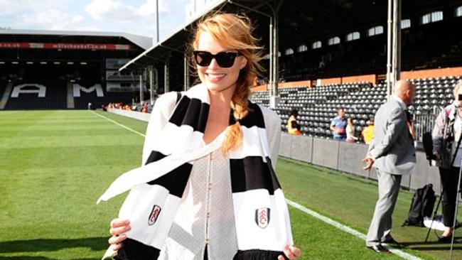 Margot Robbie has revealed that she is a Fulham fan