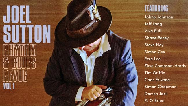 Joel Sutton’s album features 24 of his favourite artists. Supplied.